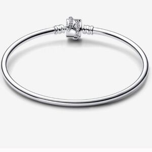 NEVER USED-Pandora Silver Bracelet with Sparkling Accents-limited edition